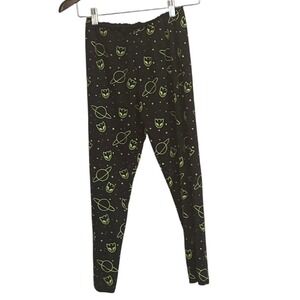 Girl's Extra Large Alien & Planet Print Leggings Costume‎ Halloween